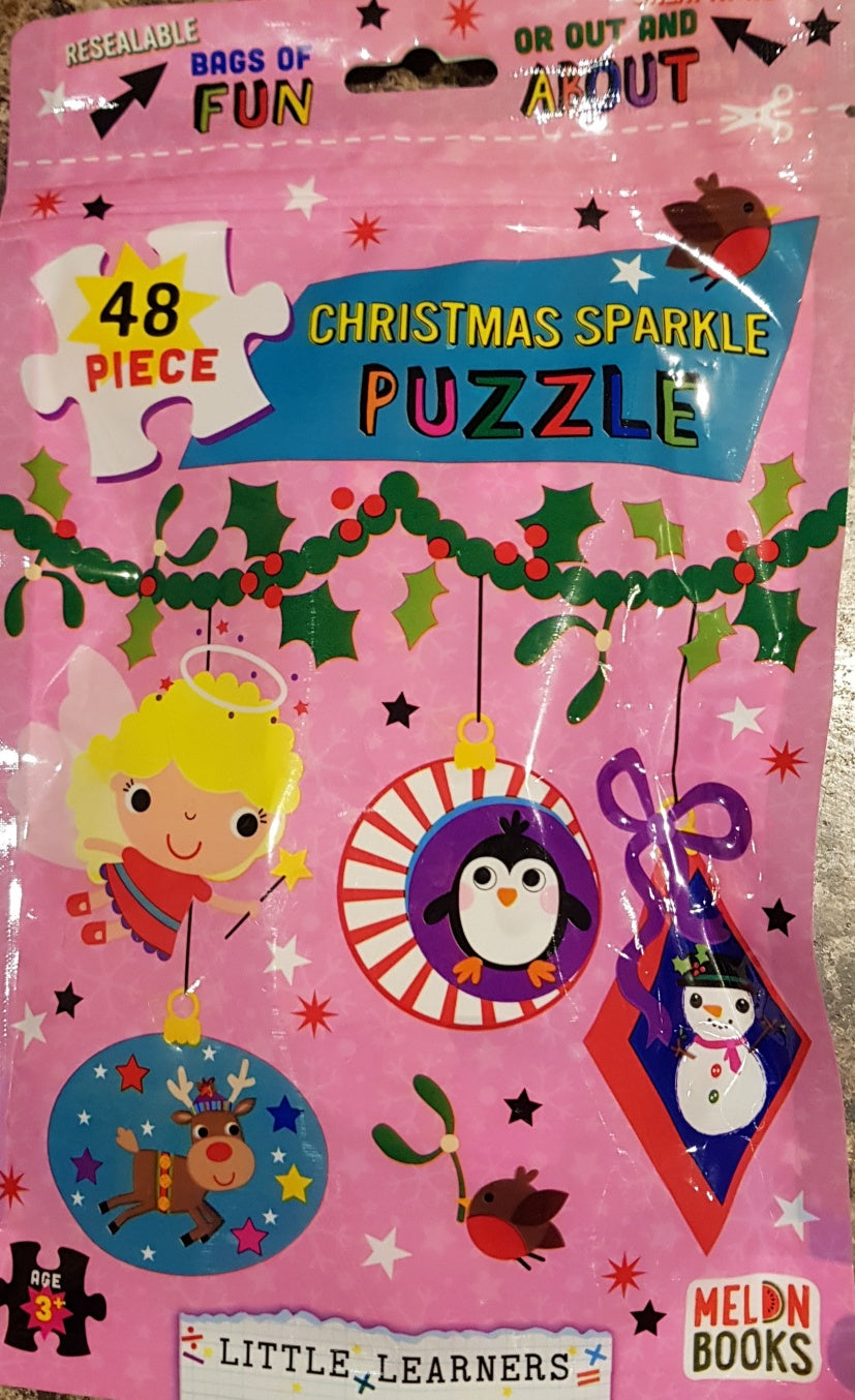 Christmas Sparkle Puzzle in Bag (48 pieces)
