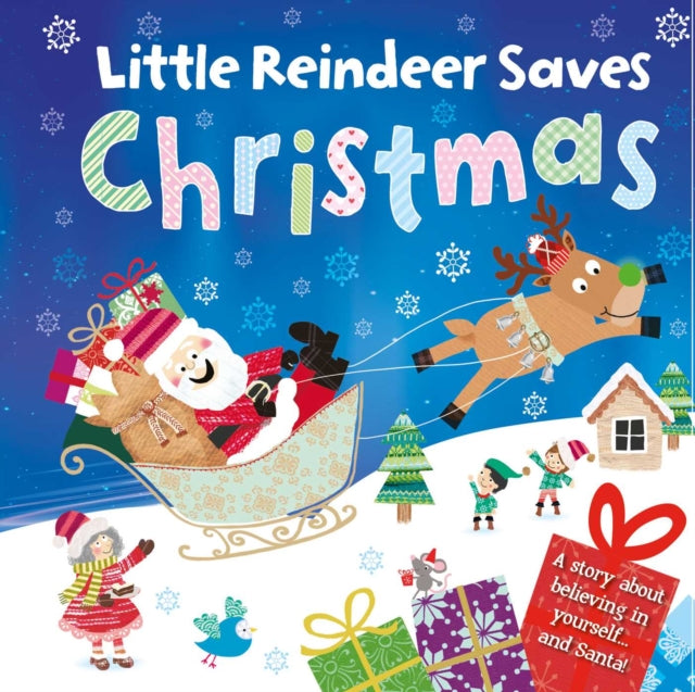 Little Reindeer Saves Christmas (board book)