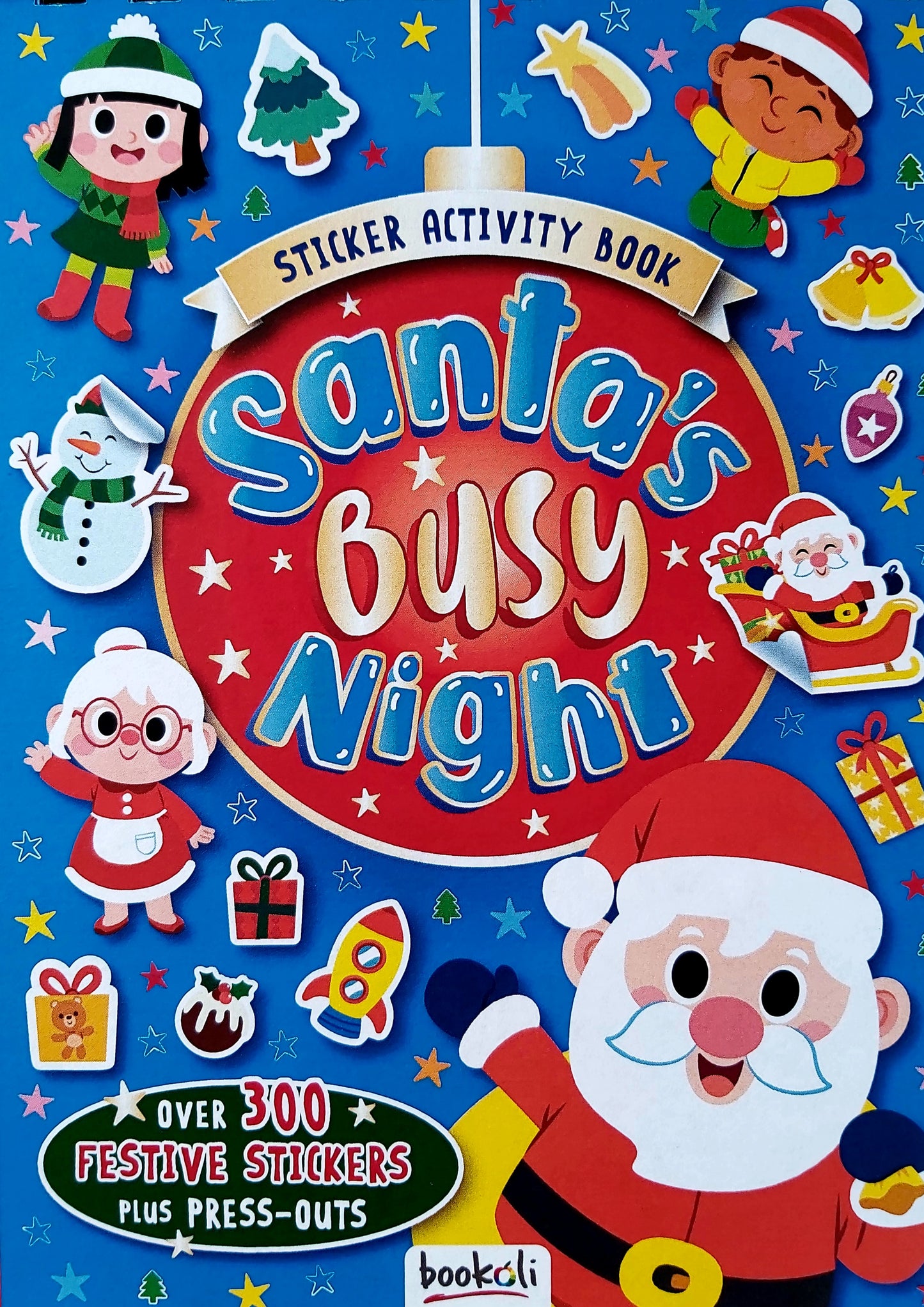 Santa's Busy Night Sticker Book (AVAILABLE TO PREORDER)