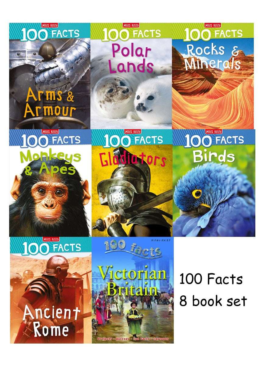 100 facts - 8 Book Set (RRP £55.92)