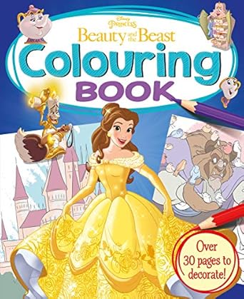 Disney Beauty And The Beast Colouring Book