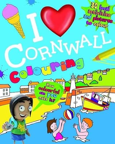 Cornwall : I Love - Colouring