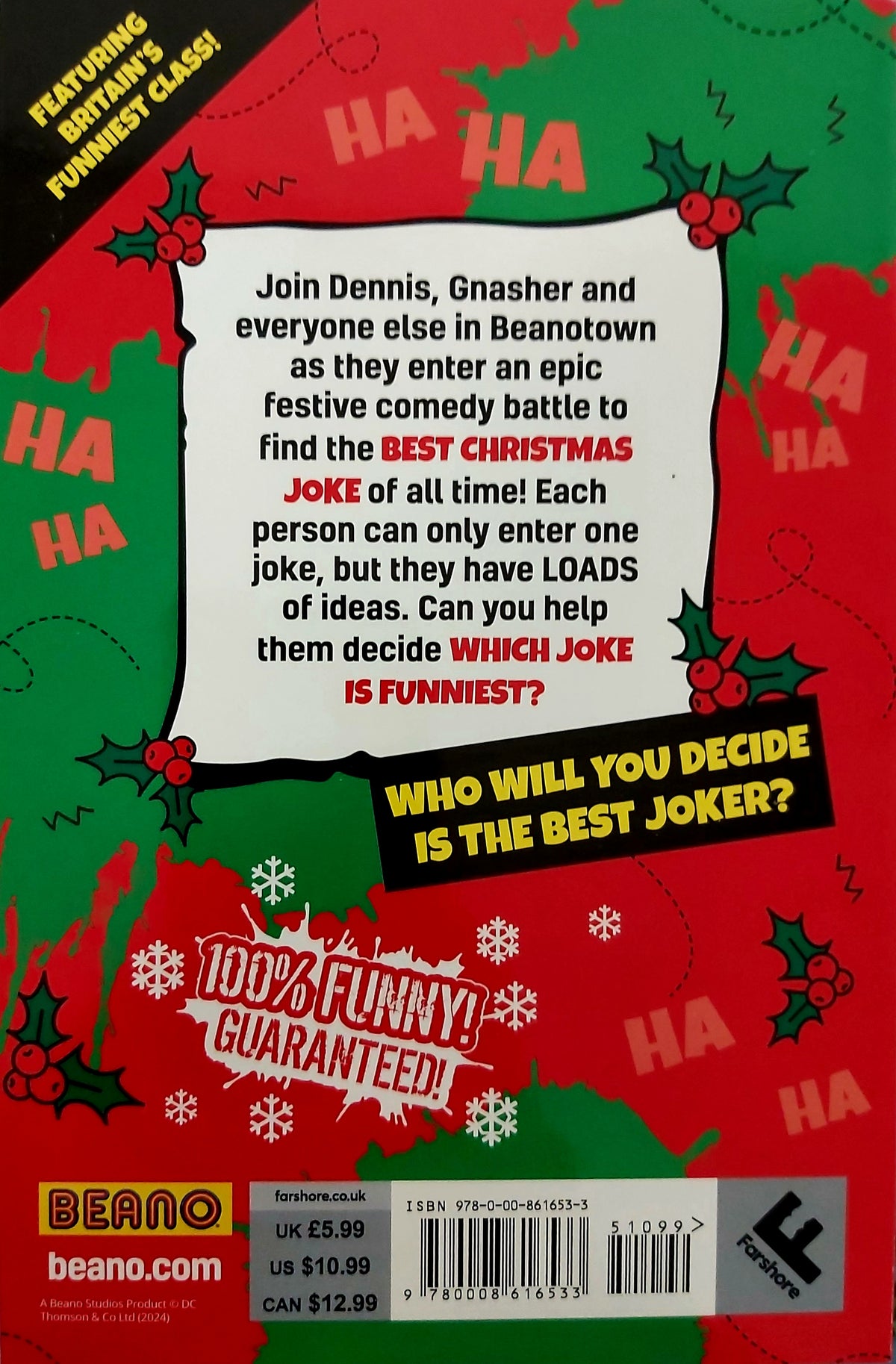 Beano Christmas Joke Book